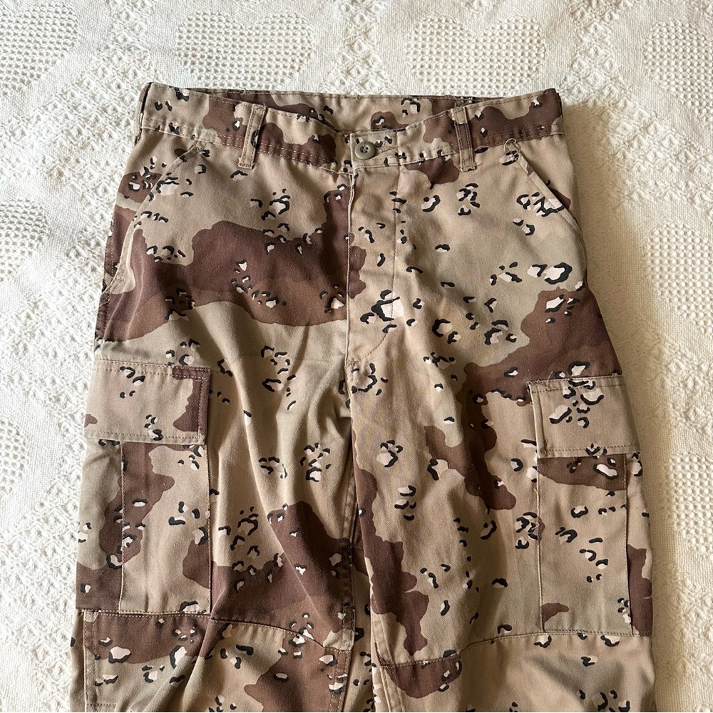Rothco BDU Military Pants Mens Small 31x30 Brown Chocolate Chip Desert Camo Adj - Picture 4 of 11